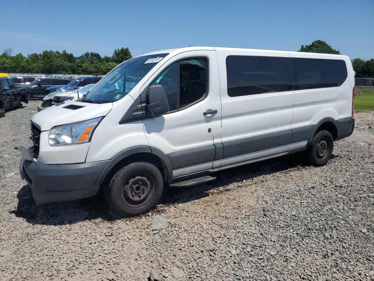 2018 FORD TRANSIT WHITE VIN: 1FBZX2YM8JKB09323