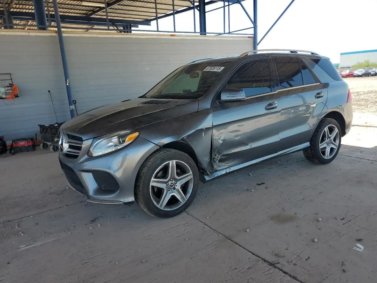 2017 MERCEDES-BENZ GLE-CLASS GRAY VIN: 4JGDA5JB9HA957076