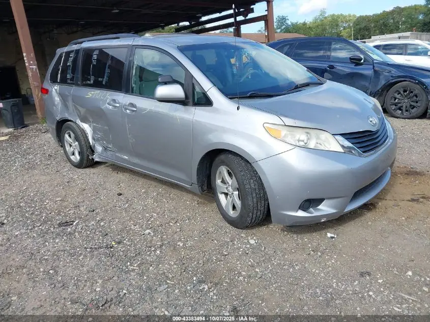 2011 TOYOTA SIENNA Gray VIN: 5TDKK3DCXBS037081