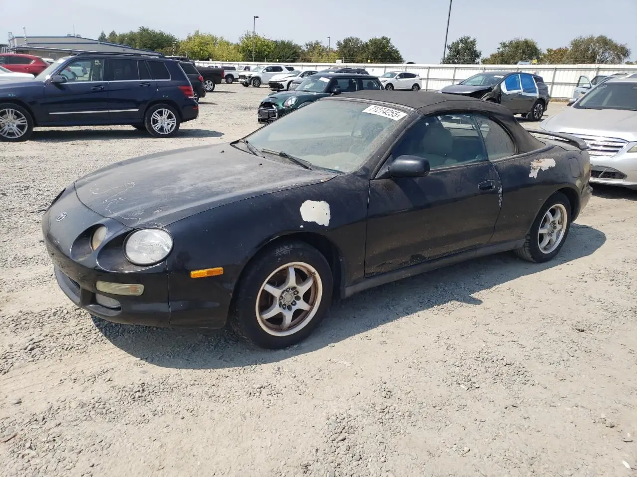 1998 TOYOTA CELICA BLACK VIN: JT5FG02T1W0050200