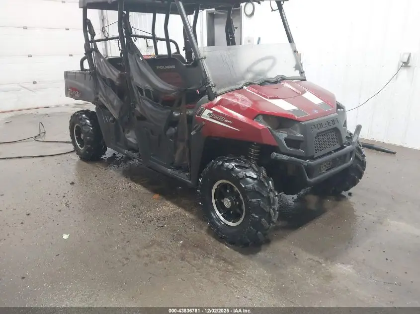2014 POLARIS RANGER Black VIN: 4XAWH6EA4EE800499