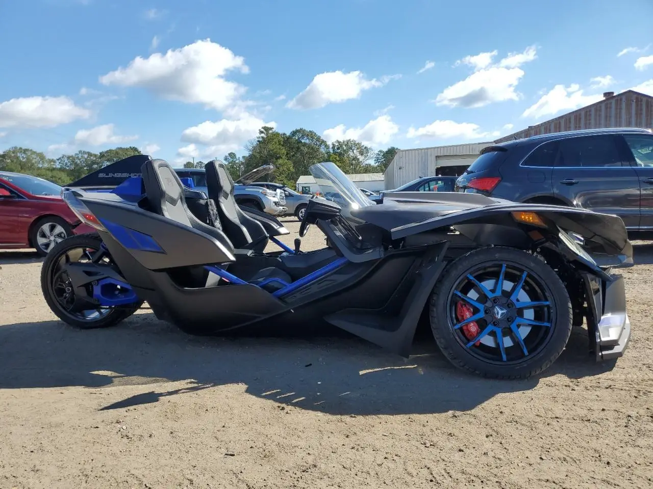 2023 POLARIS SLINGSHOT BLUE VIN: 57XAARGB1P8154555