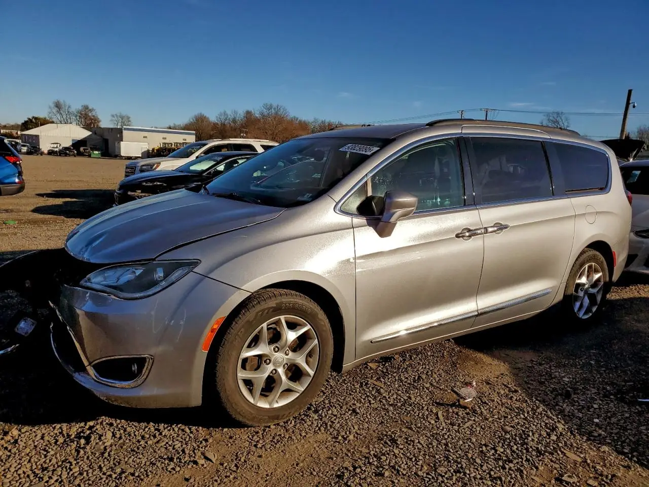 2017 CHRYSLER PACIFICA SILVER VIN: 2C4RC1BG4HR803684