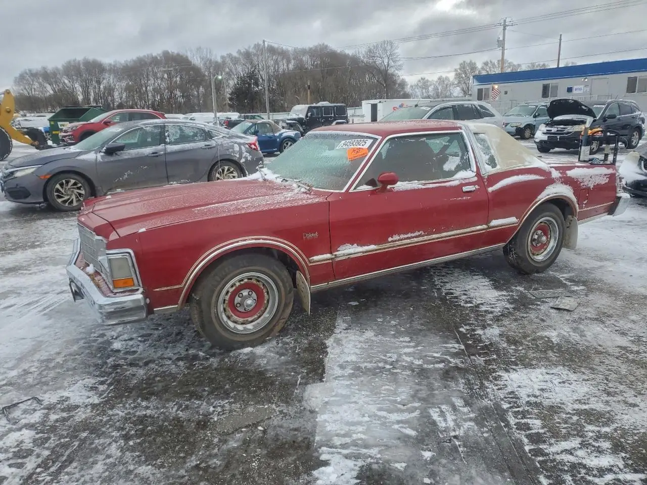 1979 DODGE DIPLOMAT RED VIN: GP22G9G203507