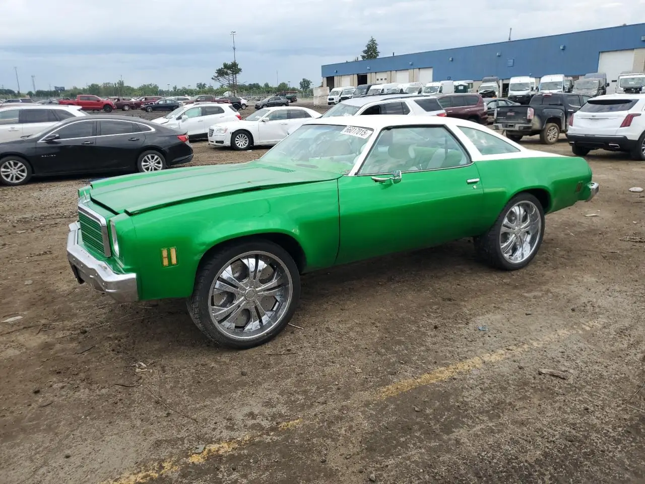 1974 CHEVROLET CHEVELLE GREEN VIN: 1D37H41413526