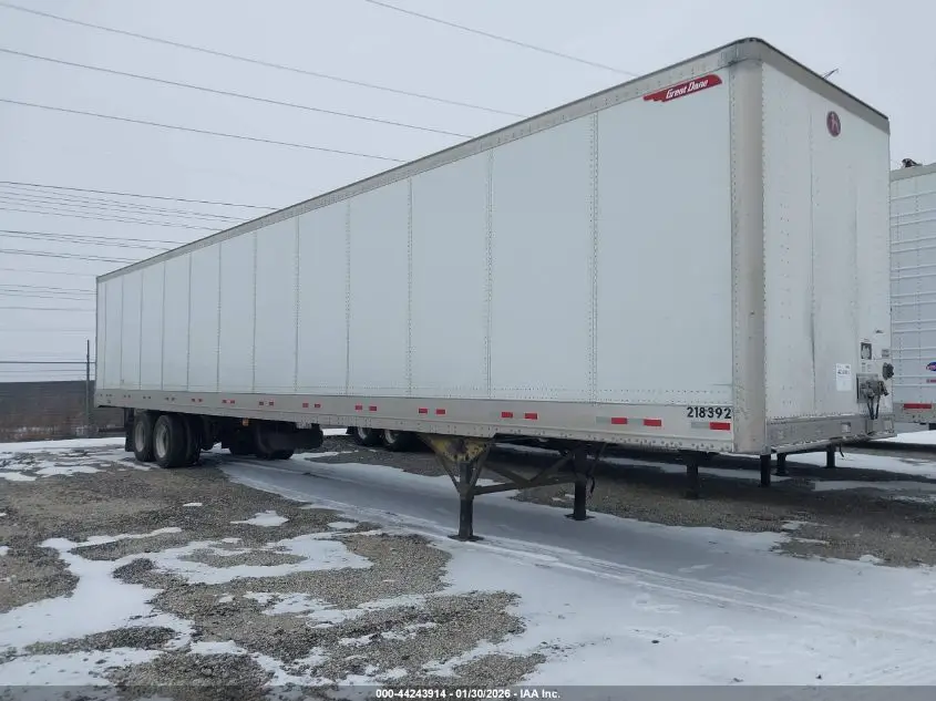 2021 GREAT DANE TRAILERS 53' SEMI TRAILER White VIN: 1GR1P0629MT218392